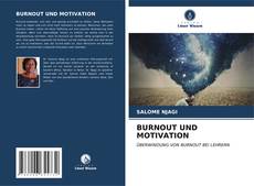 Capa do livro de BURNOUT UND MOTIVATION 