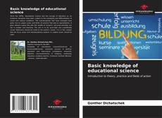Portada del libro de Basic knowledge of educational science