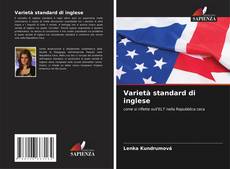 Bookcover of Varietà standard di inglese