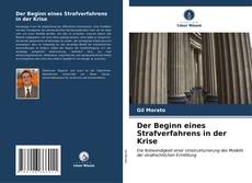 Capa do livro de Der Beginn eines Strafverfahrens in der Krise 