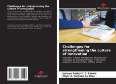 Challenges for strengthening the culture of innovation kitap kapağı