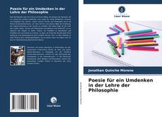 Buchcover von Poesie für ein Umdenken in der Lehre der Philosophie