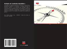Achats et contrats durables : kitap kapağı