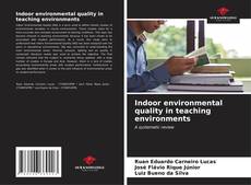 Capa do livro de Indoor environmental quality in teaching environments 