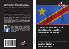 Buchcover von L’emancipazione dello Stato di diritto nella Repubblica Democratica del Congo