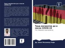 Portada del libro de Труд мигрантов до и после COVID-19