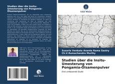Capa do livro de Studien über die Insitu-Umesterung von Pongamia-Ölsamenpulver 