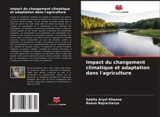 Buchcover von Impact du changement climatique et adaptation dans l'agriculture