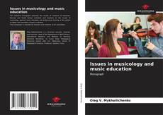 Portada del libro de Issues in musicology and music education