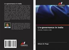 Capa do livro de L'e-governance in India 