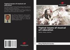 Portada del libro de Topical issues of musical art education