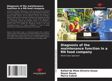 Portada del libro de Diagnosis of the maintenance function in a RN food company