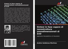 Buchcover von Sintesi in fase vapore di nanostrutture monodimensionali di ZnO