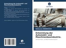 Portada del libro de Entwicklung der Automobil- und Maschinenbauindustrie.