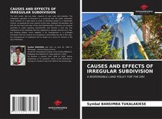 Buchcover von CAUSES AND EFFECTS OF IRREGULAR SUBDIVISION