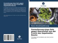 Capa do livro de Formulierung eines Gels gegen Haarausfall aus der Frucht des Sapalmetto-Baums 