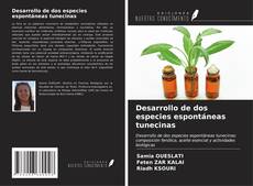 Buchcover von Desarrollo de dos especies espontáneas tunecinas