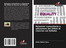 Bookcover of Relazioni comunitarie e attuazione del GMoU di Chevron nel N/Delta