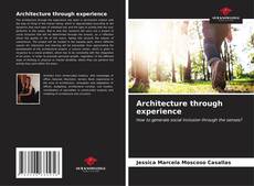Buchcover von Architecture through experience