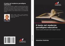 Buchcover von Il testo nel moderno paradigma educativo