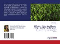 Buchcover von Effect of Foliar Nutrition on Single Cut Forage Sorghum