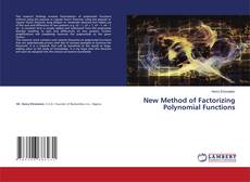 Portada del libro de New Method of Factorizing Polynomial Functions