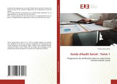 Couverture de Guide d'Audit Social : Tome 1