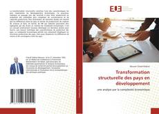 Buchcover von Transformation structurelle des pays en développement