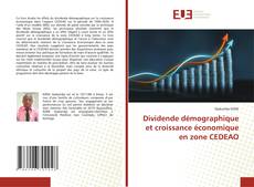 Copertina di Dividende démographique et croissance économique en zone CEDEAO