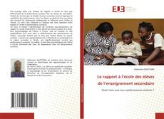 Borítókép a  Le rapport à l’école des élèves de l’enseignement secondaire - hoz