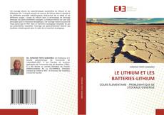 Buchcover von LE LITHIUM ET LES BATTERIES-LITHIUM