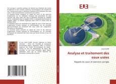 Analyse et traitement des eaux usées kitap kapağı