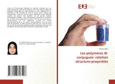 Portada del libro de Les polymères π-conjugués: relation structure-propriétés