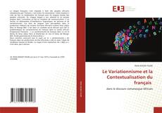 Capa do livro de Le Variationnisme et la Contextualisation du français 