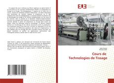 Capa do livro de Cours de Technologies de Tissage 