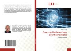 Capa do livro de Cours de Mathématique pour Économistes 