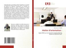 Buchcover von Atelier d’orientation :
