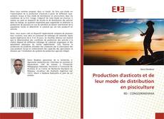 Buchcover von Production d'asticots et de leur mode de distribution en pisciculture