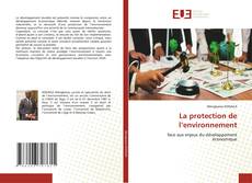 Bookcover of La protection de l’environnement