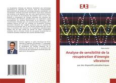 Capa do livro de Analyse de sensibilité de la récupération d’énergie vibratoire 