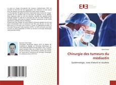 Capa do livro de Chirurgie des tumeurs du médiastin 