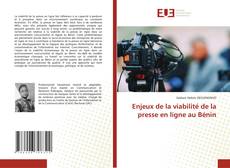 Capa do livro de Enjeux de la viabilité de la presse en ligne au Bénin 