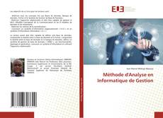 Couverture de Méthode d'Analyse en Informatique de Gestion