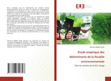Couverture de Étude empirique des déterminants de la fiscalité environnementale