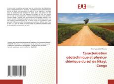 Caractérisation géotechnique et physico-chimique du sol de Nkayi, Congo的封面