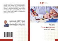 Buchcover von Vu aux urgences