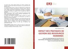 Capa do livro de IMPACT DES PRATIQUES DE GESTION DES RESSOURCES HUMAINES 