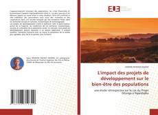 Buchcover von L'impact des projets de développement sur le bien-être des populations