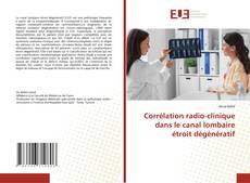 Capa do livro de Corrélation radio-clinique dans le canal lombaire étroit dégénératif 