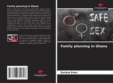Buchcover von Family planning in Ghana